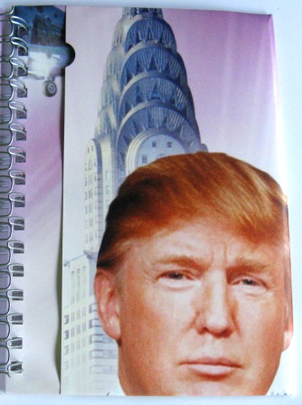 New York travel posters featuring Donald Trump are put to good use as fundraisers for Womens Refuge.